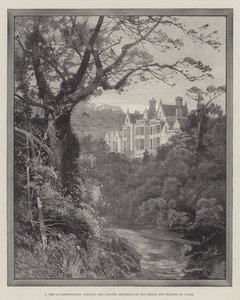 Una mirada a Sandringham, Norfolk, la residencia campestre del Príncipe y la Princesa de Gales de Charles Auguste Loye